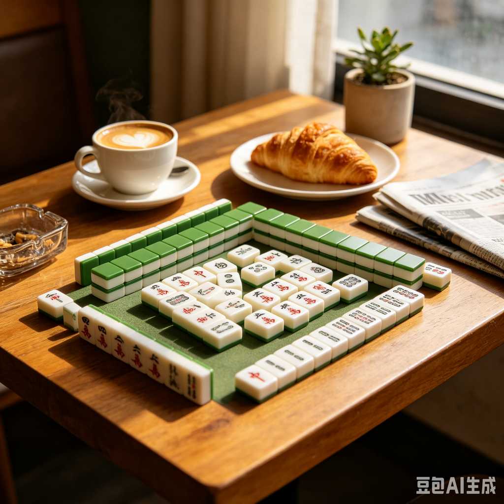 muted color mahjong set