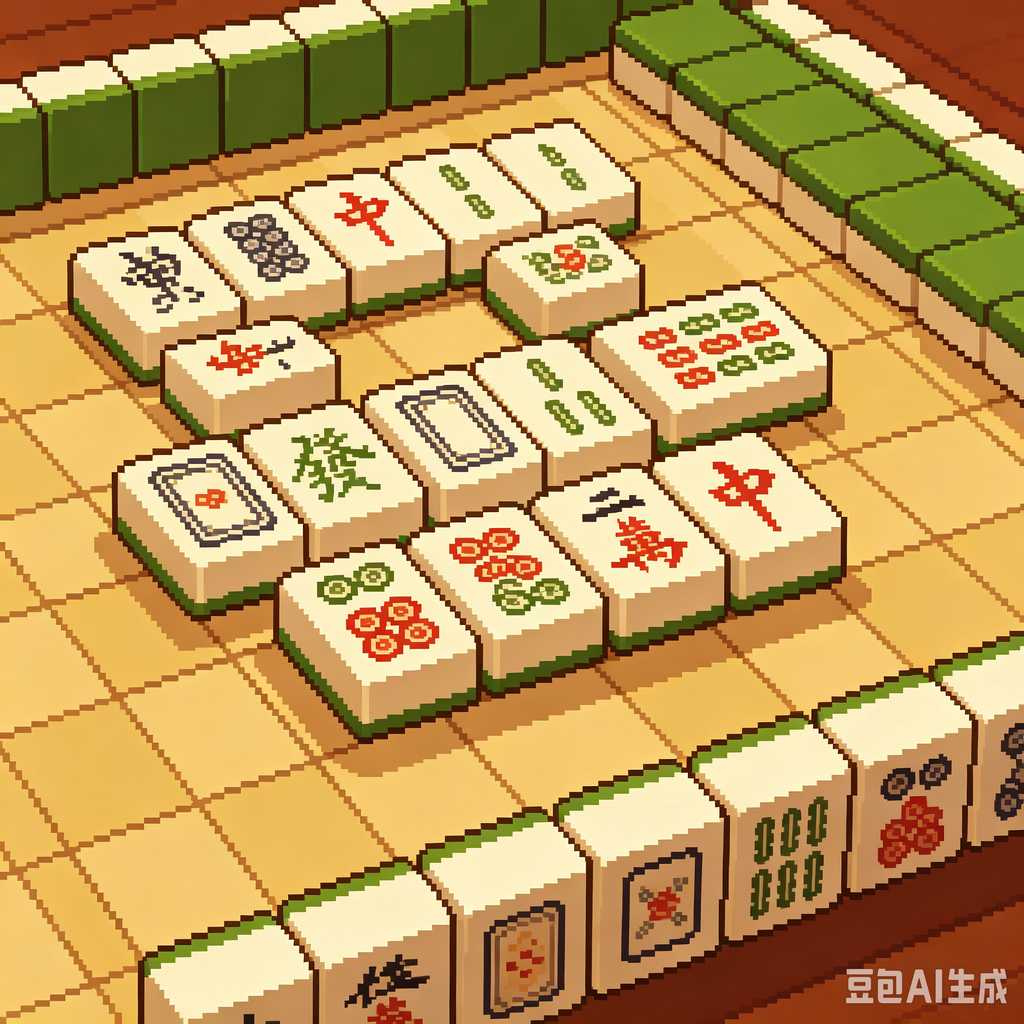 american mahjong tiles color coded