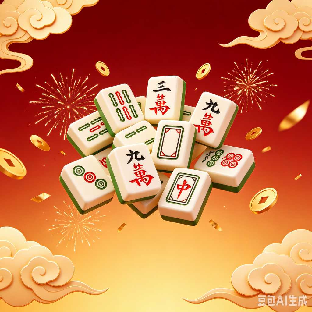 modern color mahjong tiles