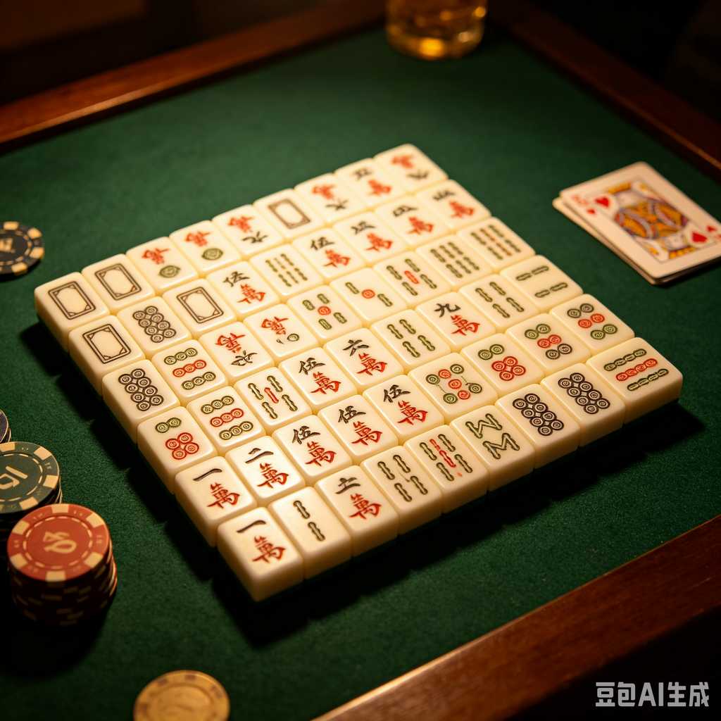 chinese style mahjong set
