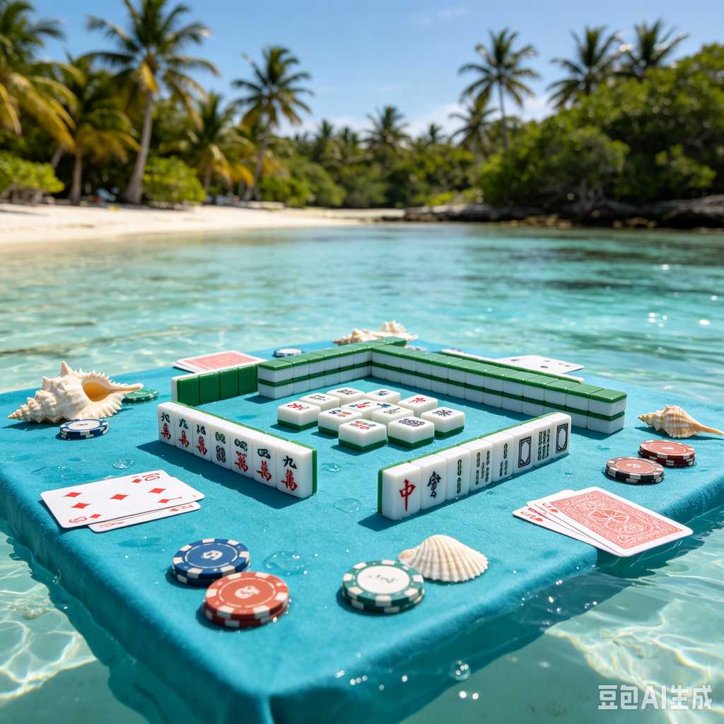 deep print mahjong set